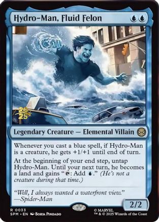 Image of Hydro-Man, Fluid Felon [Marvel's Spider-Man Prerelease Promos]