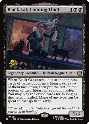 Image of Black Cat, Cunning Thief [Marvel's Spider-Man Prerelease Promos]