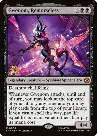 Image of Gwenom, Remorseless [Marvel's Spider-Man Prerelease Promos]