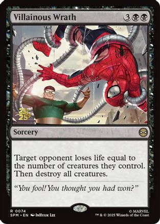 Image of Villainous Wrath [Marvel's Spider-Man Prerelease Promos]