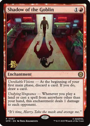 Image of Shadow of the Goblin [Marvel's Spider-Man Prerelease Promos]