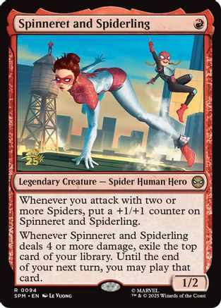 Image of Spinneret and Spiderling [Marvel's Spider-Man Prerelease Promos]