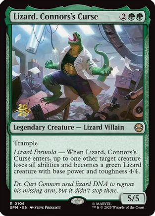 Image of Lizard, Connors's Curse [Marvel's Spider-Man Prerelease Promos]