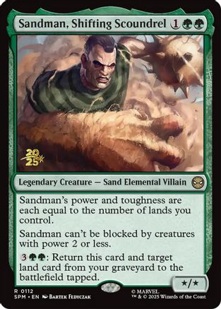 Image of Sandman, Shifting Scoundrel [Marvel's Spider-Man Prerelease Promos]