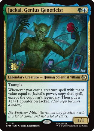 Image of Jackal, Genius Geneticist [Marvel's Spider-Man Prerelease Promos]