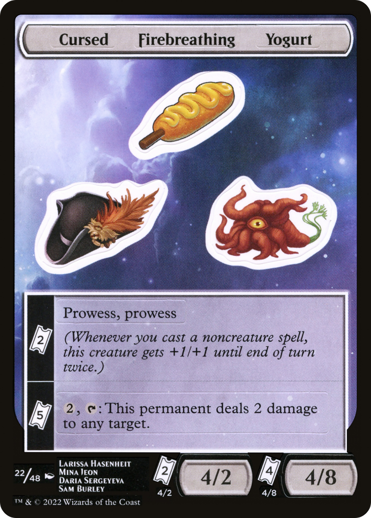Image of Cursed Firebreathing Yogurt [Unfinity Stickers]