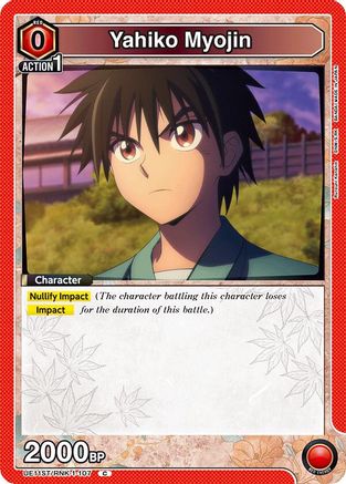 Image of Yahiko Myojin (UE11ST/RNK-1-107) - UE11ST Rurouni Kenshin Starter Deck