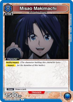 Image of Misao Makimachi (022) (UE11BT/RNK-1-022) - UE11BT Rurouni Kenshin