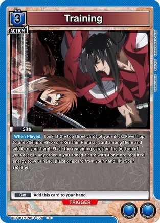 Image of Training (UE11BT/RNK-1-026) - UE11BT Rurouni Kenshin