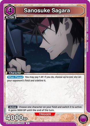 Image of Sanosuke Sagara (042) (UE11BT/RNK-1-042) - UE11BT Rurouni Kenshin Foil