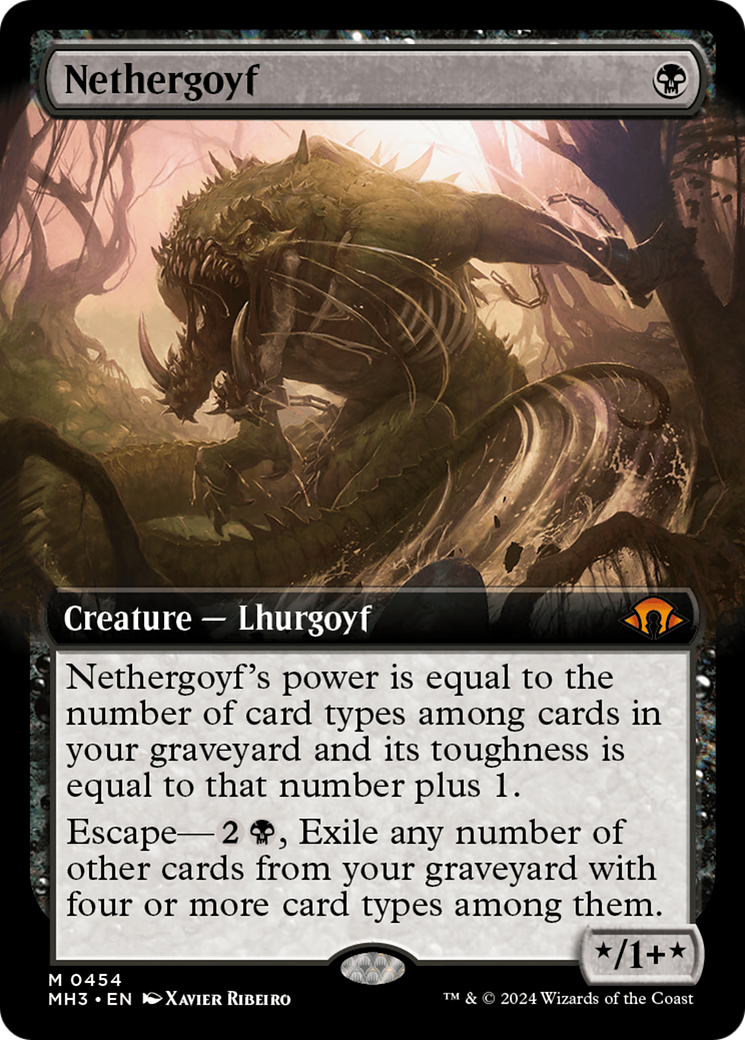 Image of Nethergoyf (Extended Art) [Modern Horizons 3]