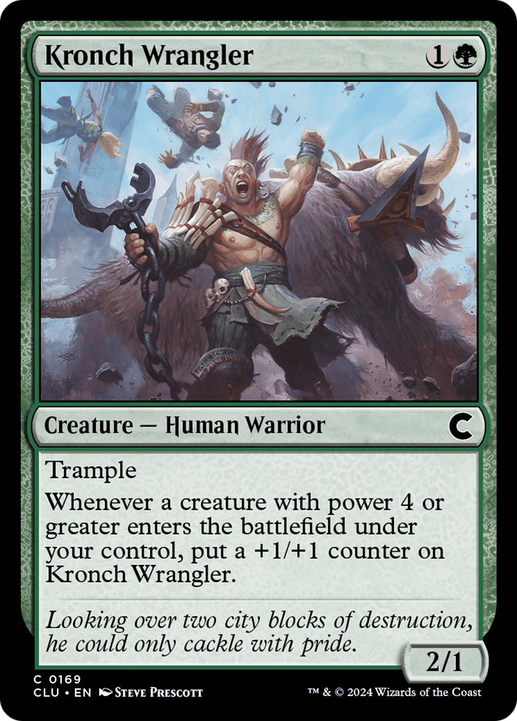 Image of Kronch Wrangler [Ravnica: Clue Edition]