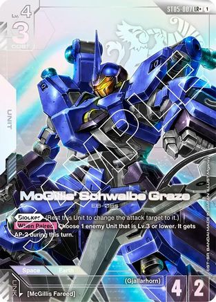 Image of McGillis' Schwalbe Graze (LR+) (ST05-007) - Starter Deck 05 Iron Bloom Holofoil