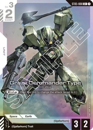 Image of Graze Commander Type (C+) (ST05-008) - Starter Deck 05 Iron Bloom Holofoil