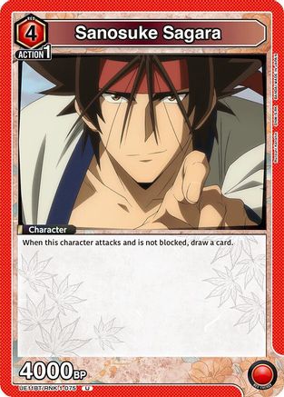 Image of Sanosuke Sagara (075) (UE11BT/RNK-1-075) - UE11BT Rurouni Kenshin
