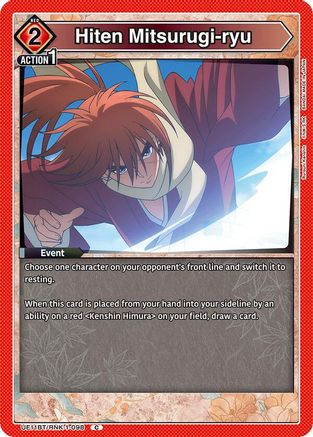 Image of Hiten Mitsurugi-ryu (UE11BT/RNK-1-098) - UE11BT Rurouni Kenshin
