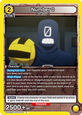 Image of Number 0 (UEX04BT/HTR-2-010) - UEX04BT HUNTER X HUNTER Vol2