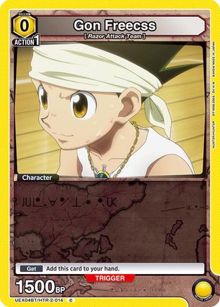 Image of Gon Freecss (014) (UEX04BT/HTR-2-014) - UEX04BT HUNTER X HUNTER Vol2