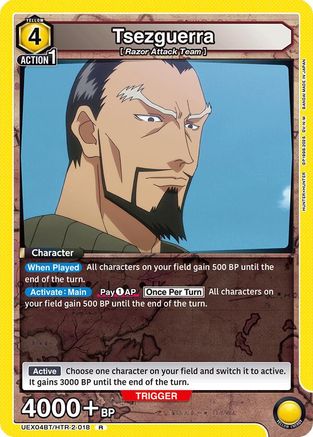 Image of Tsezguerra (018) (UEX04BT/HTR-2-018) - UEX04BT HUNTER X HUNTER Vol2 Foil