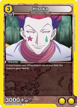 Image of Hisoka (022) (UEX04BT/HTR-2-022) - UEX04BT HUNTER X HUNTER Vol2