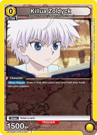 Image of Killua Zoldyck (027) (UEX04BT/HTR-2-027) - UEX04BT HUNTER X HUNTER Vol2