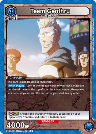 Image of Team Genthru (UEX04BT/HTR-2-044) - UEX04BT HUNTER X HUNTER Vol2 Foil