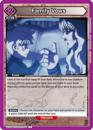 Image of Family Vows (UEX04BT/HTR-2-060) - UEX04BT HUNTER X HUNTER Vol2