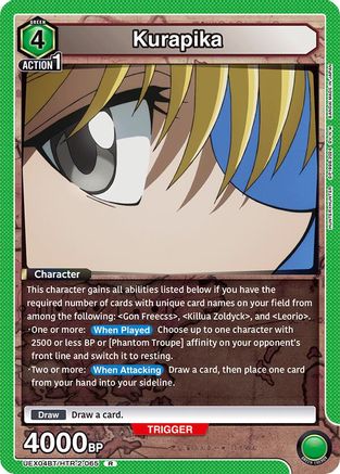 Image of Kurapika (065) (UEX04BT/HTR-2-065) - UEX04BT HUNTER X HUNTER Vol2 Foil