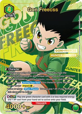 Image of Gon Freecss (066) (SR*) (UEX04BT/HTR-2-066) - UEX04BT HUNTER X HUNTER Vol2 Foil