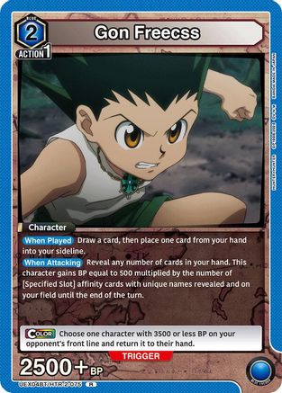 Image of Gon Freecss (075) (UEX04BT/HTR-2-075) - UEX04BT HUNTER X HUNTER Vol2 Foil
