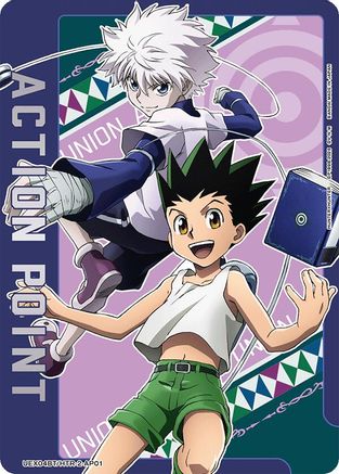 Image of Action Point Card (AP01) (UEX04BT/HTR-2-AP01) - UEX04BT HUNTER X HUNTER Vol2 Foil