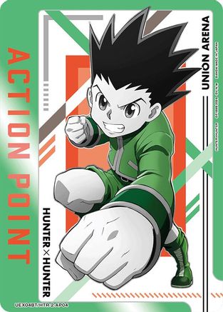 Image of Action Point Card (AP04) (UEX04BT/HTR-2-AP04) - UEX04BT HUNTER X HUNTER Vol2 Foil