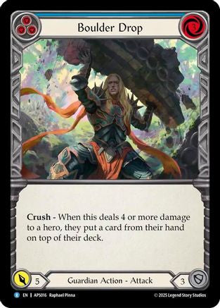 Image of Boulder Drop (Blue) [APS016] (Armory Deck: Pleiades)