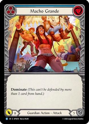Image of Macho Grande (Blue) [APS018] (Armory Deck: Pleiades)