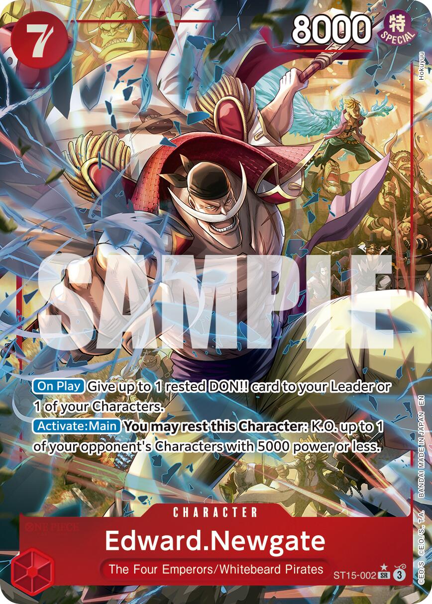 Image of Edward.Newgate (ST15-002) (Alternate Art) [Premium Booster -The Best- Vol. 2]