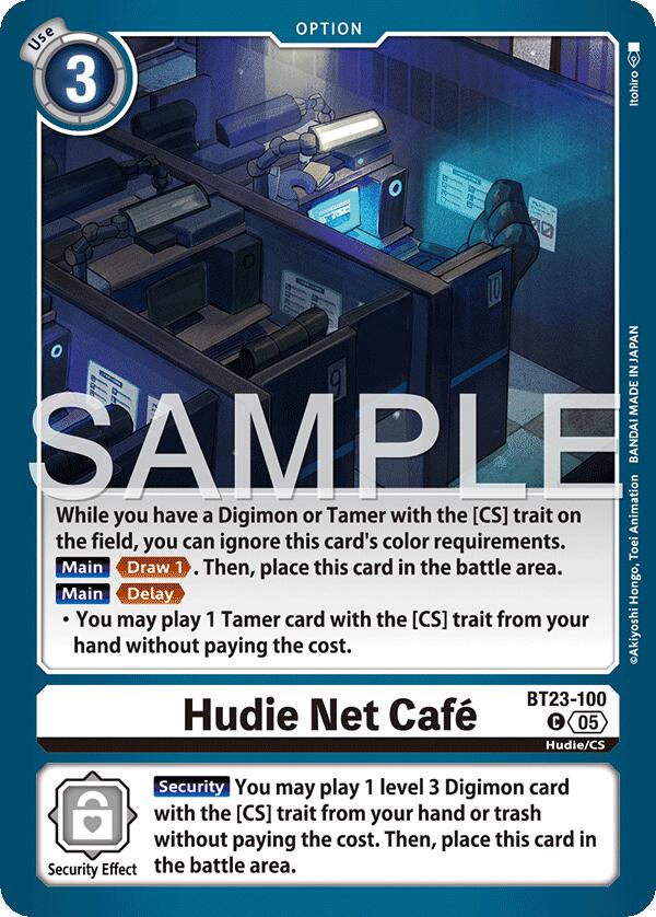 Image of Hudie Net Cafe [BT23-100] [Hackers' Slumber]