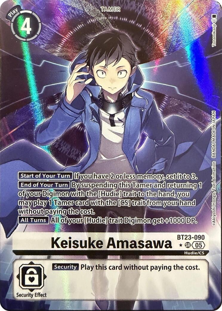 Image of Keisuke Amasawa [BT23-090] (Alternate Art) [Hackers' Slumber]