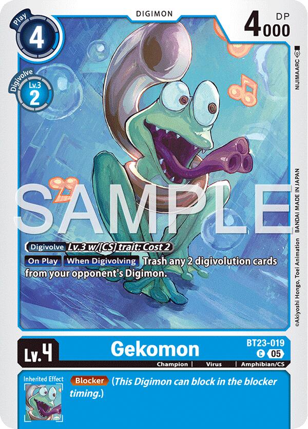 Image of Gekomon [BT23-019] [Hackers' Slumber]