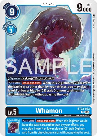 Image of Whamon [BT23-023] [Hackers' Slumber]