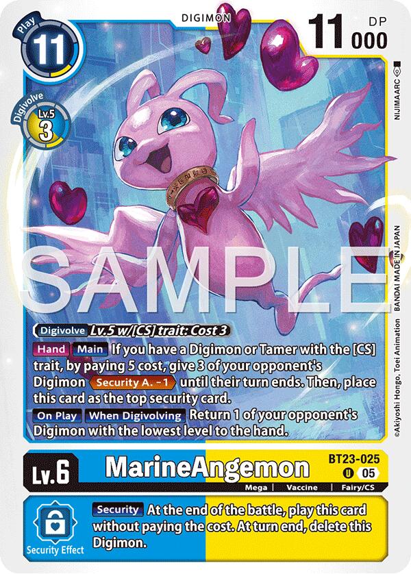 Image of Marine Angemon [BT23-025] [Hackers' Slumber]