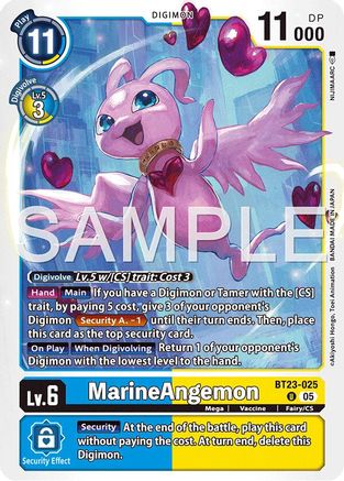 Image of Marine Angemon [BT23-025] [Hackers' Slumber]
