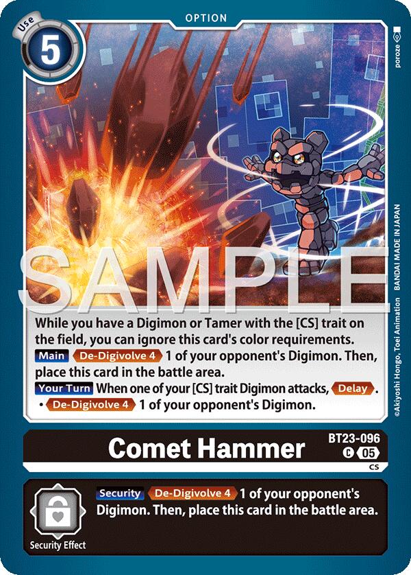 Image of Comet Hammer [BT23-096] [Hackers' Slumber]