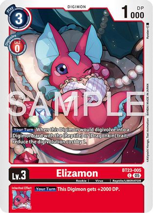Image of Elizamon [BT23-005] [Hackers' Slumber]