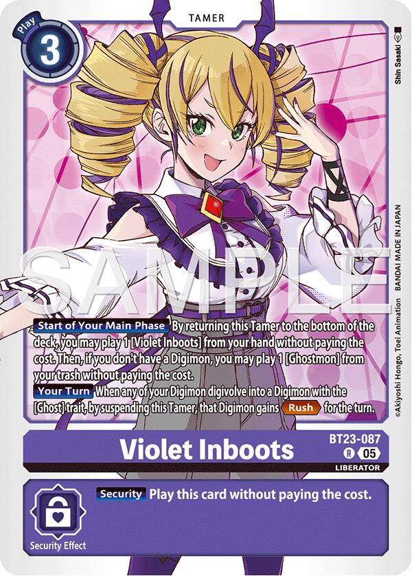 Image of Violet Inboots [BT23-087] [Hackers' Slumber]