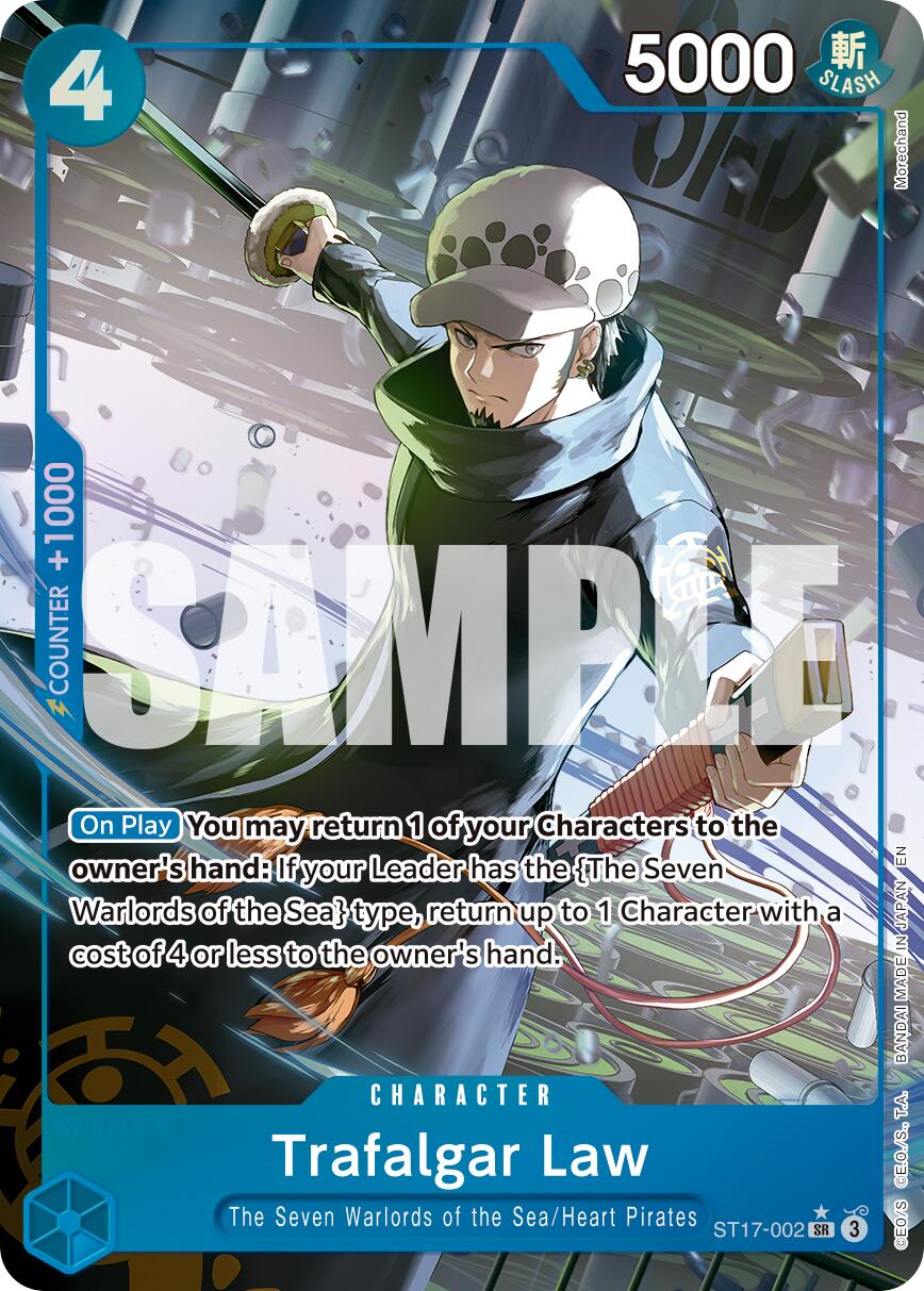 Image of Trafalgar Law (ST17-002) (Alternate Art) [Premium Booster -The Best- Vol. 2]