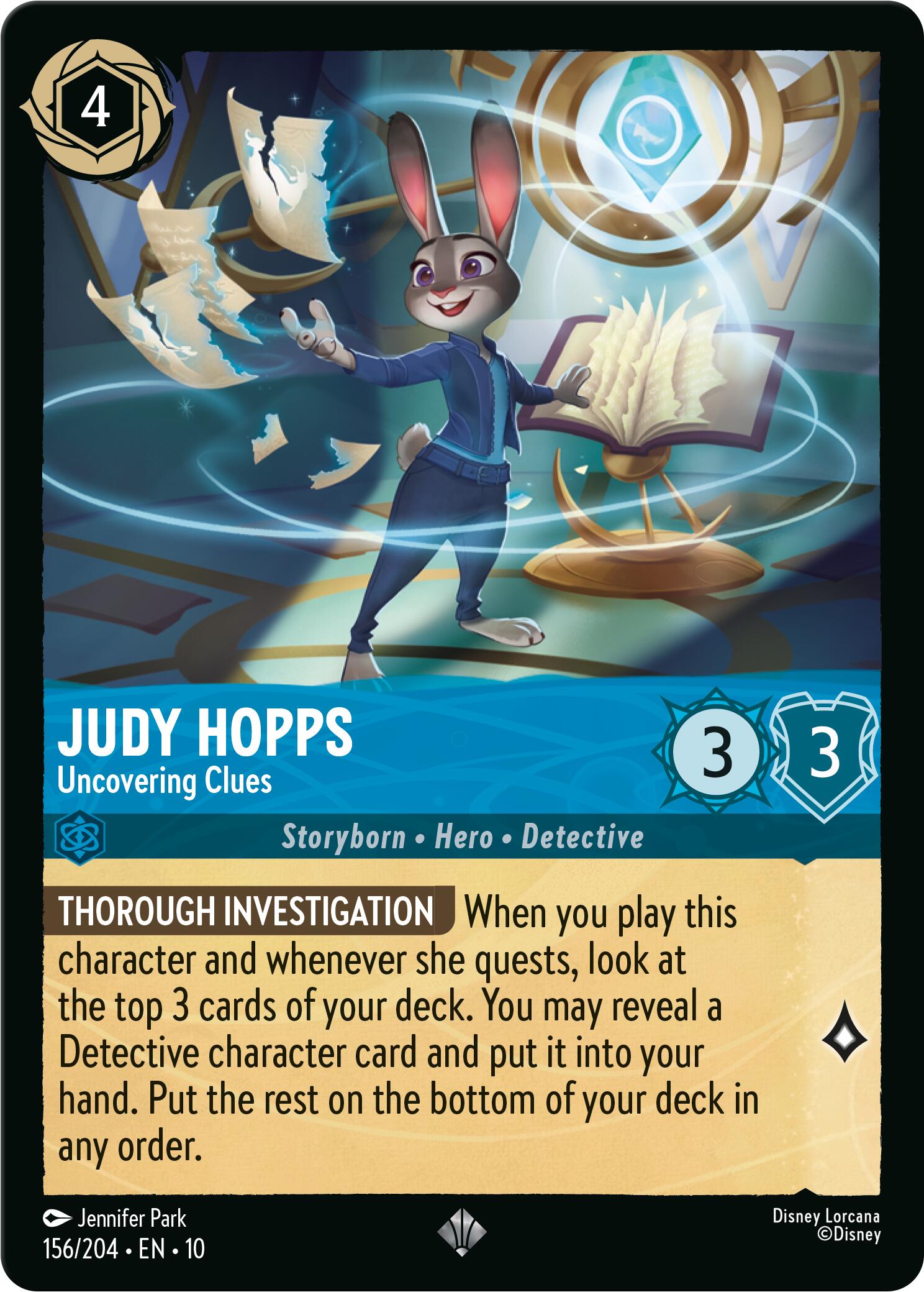 Image of Judy Hopps - Uncovering Clues (156/204) [Whispers in the Well]