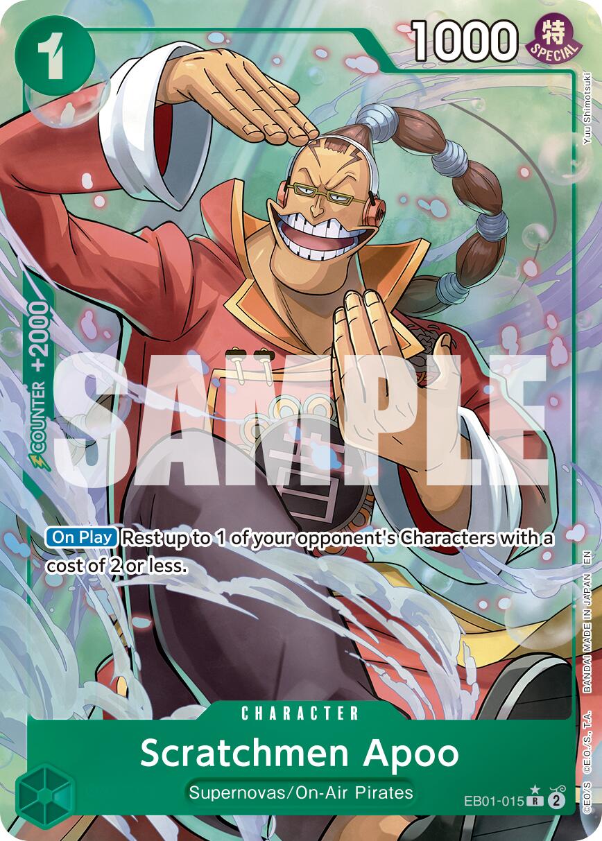 Image of Scratchmen Apoo (Alternate Art) [Premium Booster -The Best- Vol. 2]