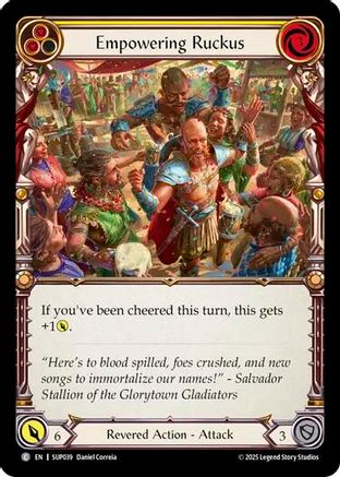 Image of Empowering Ruckus [SUP039] (Super Slam)  Rainbow Foil