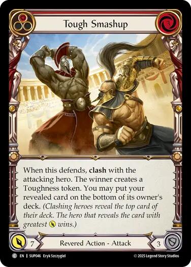 Image of Tough Smashup (Red) [SUP046] (Super Slam)  Rainbow Foil