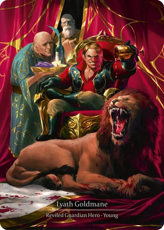 Image of Lyath Goldmane (Marvel Cold Foil) [SUP072] (Super Slam)  Cold Foil